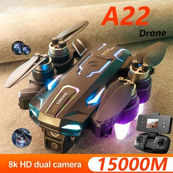 Xiaomi A22 Drone Antenna 8K HD Doppia Fotocamera GPS Motore Brushless Flusso Ottico In Piedi Con Schermo di Controllo Remoto Drone Pieghevole