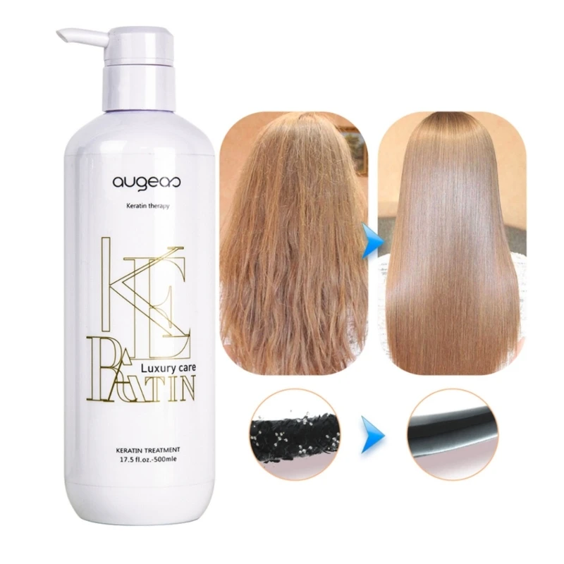 Augeas Keratin Repair Hair Treatments Cream Curly Hair Straightening Cream