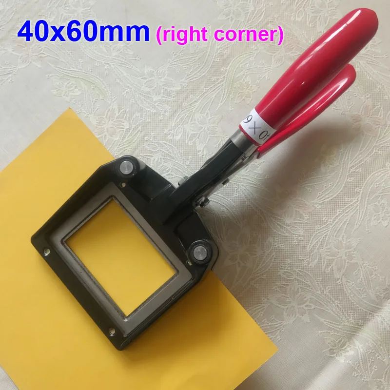 1pc Hand Held Passport ID License Photo Punch Cutter ID Card Credit Card Cutter 35x45mm Round Corner 33x48mm 25x35mm