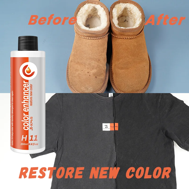 Clothes Color Recovery Agent Fabric Fading Restorer and Enhancer for Most Fabric Cotton Silk Shoes Repair Home Laundry Dormitory
