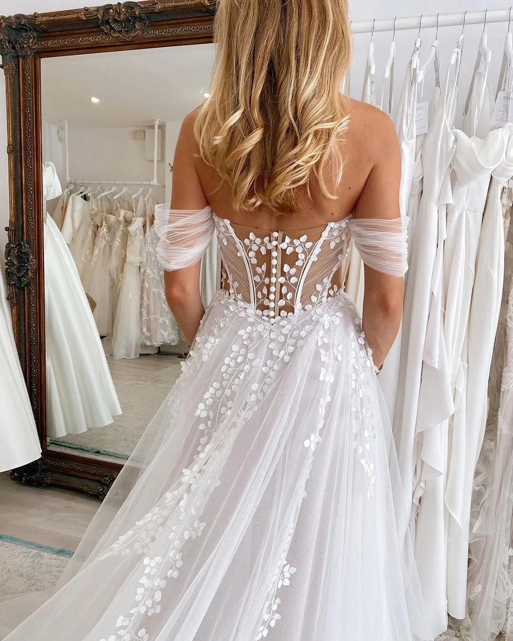 SoDigne Vintage Glitter Tulle Wedding Dresses 2024 Sweetheart Side Split A-Line Bridal Gowns Princess Bride Dress Customized 12 S273f70a76afb4efaa4a363f2f79f0a710