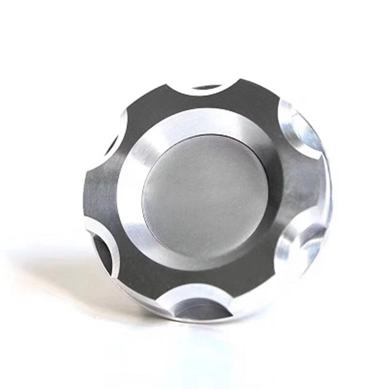 Серебристая алюминиевая крышка для наполнителя масла подходит гоночных