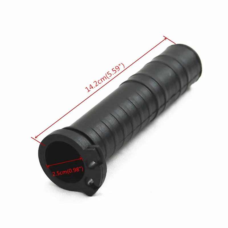Handlebar Hand Grip Dual Cable 1 Throttle Sleeve Tube Cruiser Cafe Racer XR KL