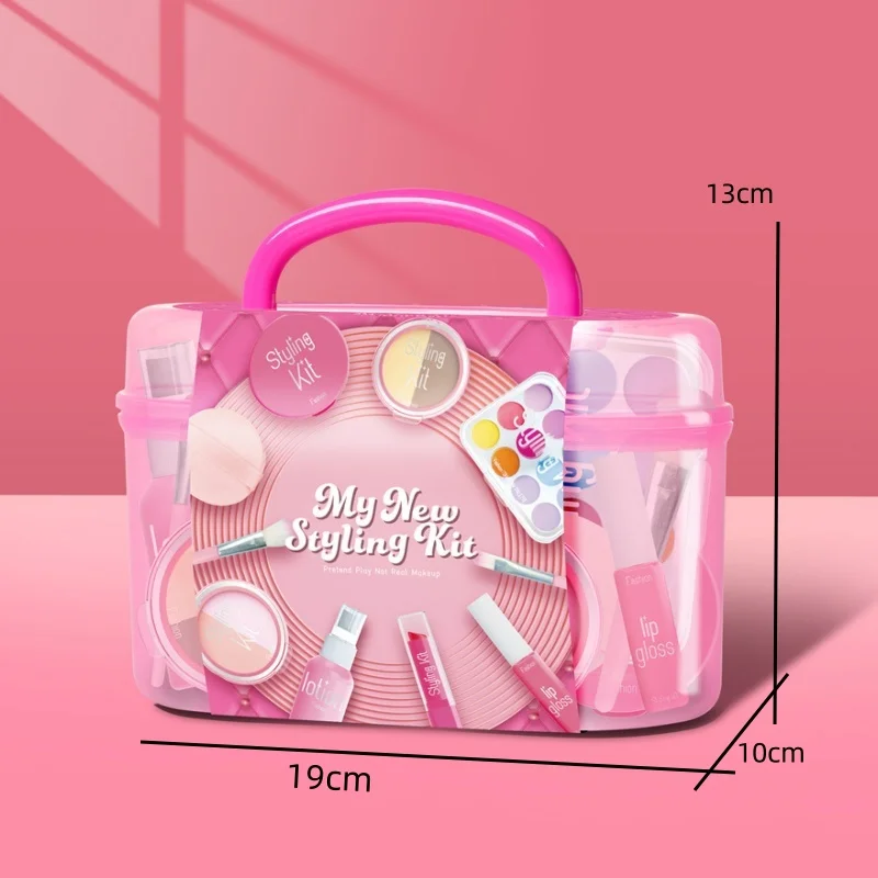 Kids Pretend Play Makeup Set for Girls Ages 3-6 makeup toy princess pretend toys cosmetics set