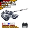 COOLBANK Henglong 3889-1 1/16 Scale German Leopard 2A6 Military Tank Model Battle RC Tank 2.4Ghz RC Tanks Hobby Gifts Customize 5