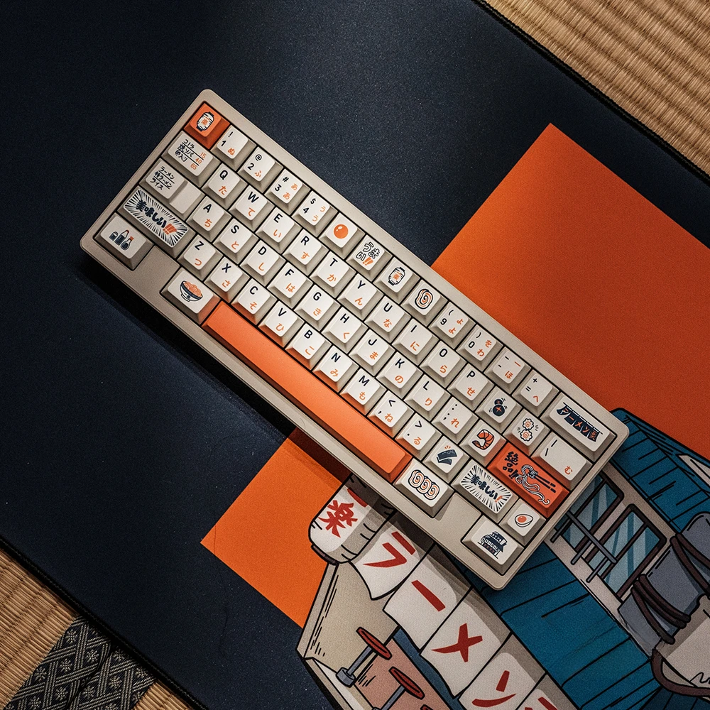 Echome Racework Tema Keycap Grupo Cap Teclado Anime Perfil Cereja Pbt Dye-sublimação Teclado Mecânico - Imagem 2