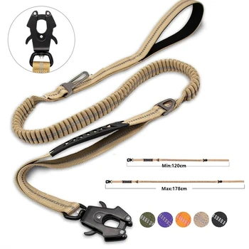 Reflective Bungee Dog Leash 1
