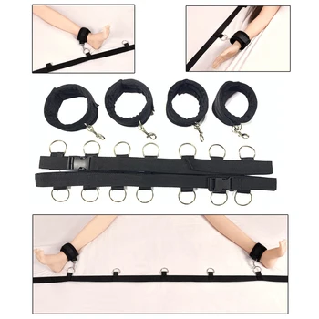 Sex Toys for Women Bed BDSM Bondage Restraints Handcuffs Open Legs Sex Bondage Set Couples Fetish Slave Training Sex Products 3