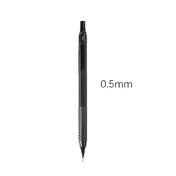 Premium Metal Mechanical Pencil for Precision Writing and Art - Adjustable Tip Sizes (0.5mm black pencil)