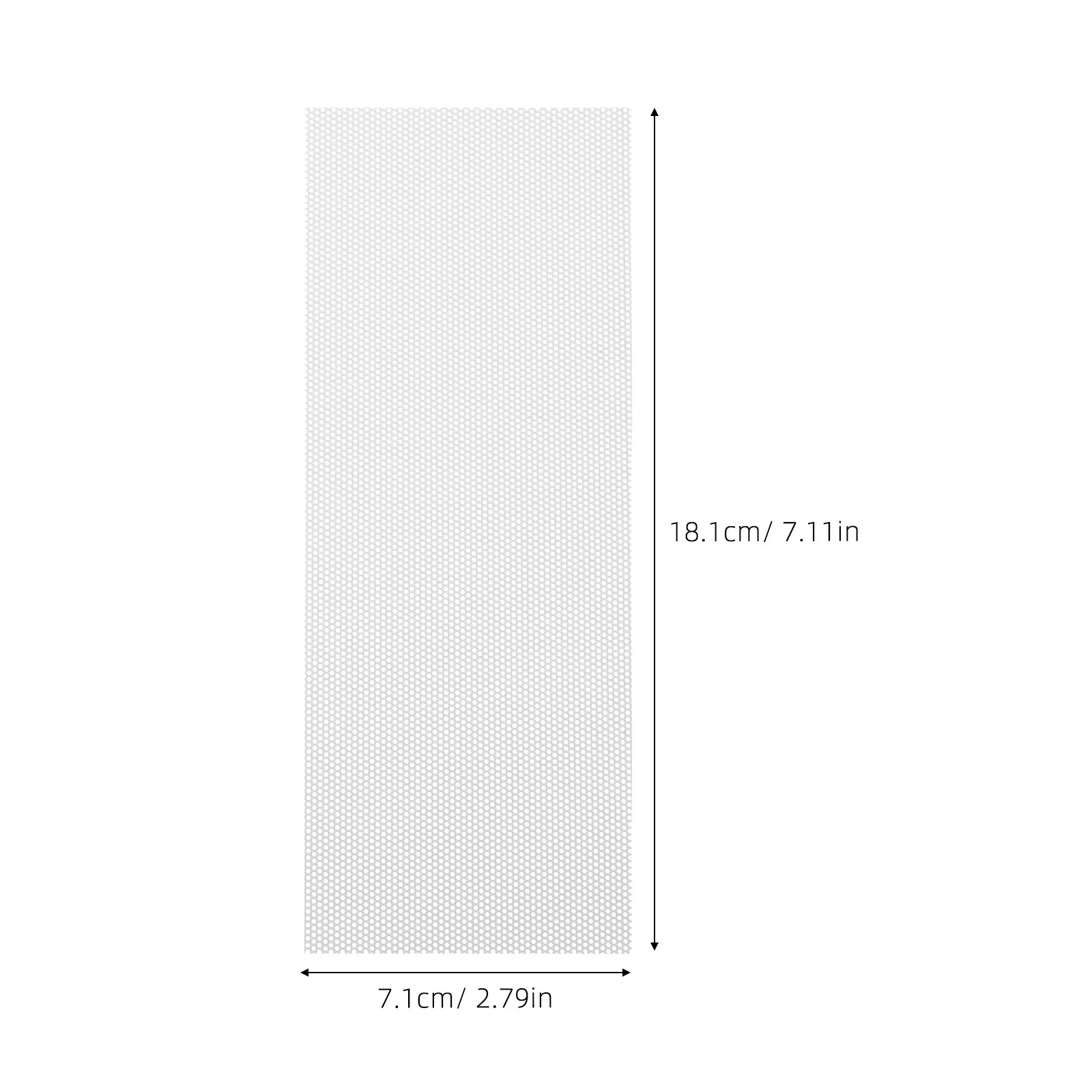 PVC White Eye Mesh Sheets - Crafting Material for DIY Masks and Costumes (8 Pieces, 18x7cm)