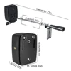Camping Home BBQ Grill Motor Meat Forks Set Rotating Motor Electric Automatic Rotisserie Spit Rod Cooking BBQ Motor Set 3