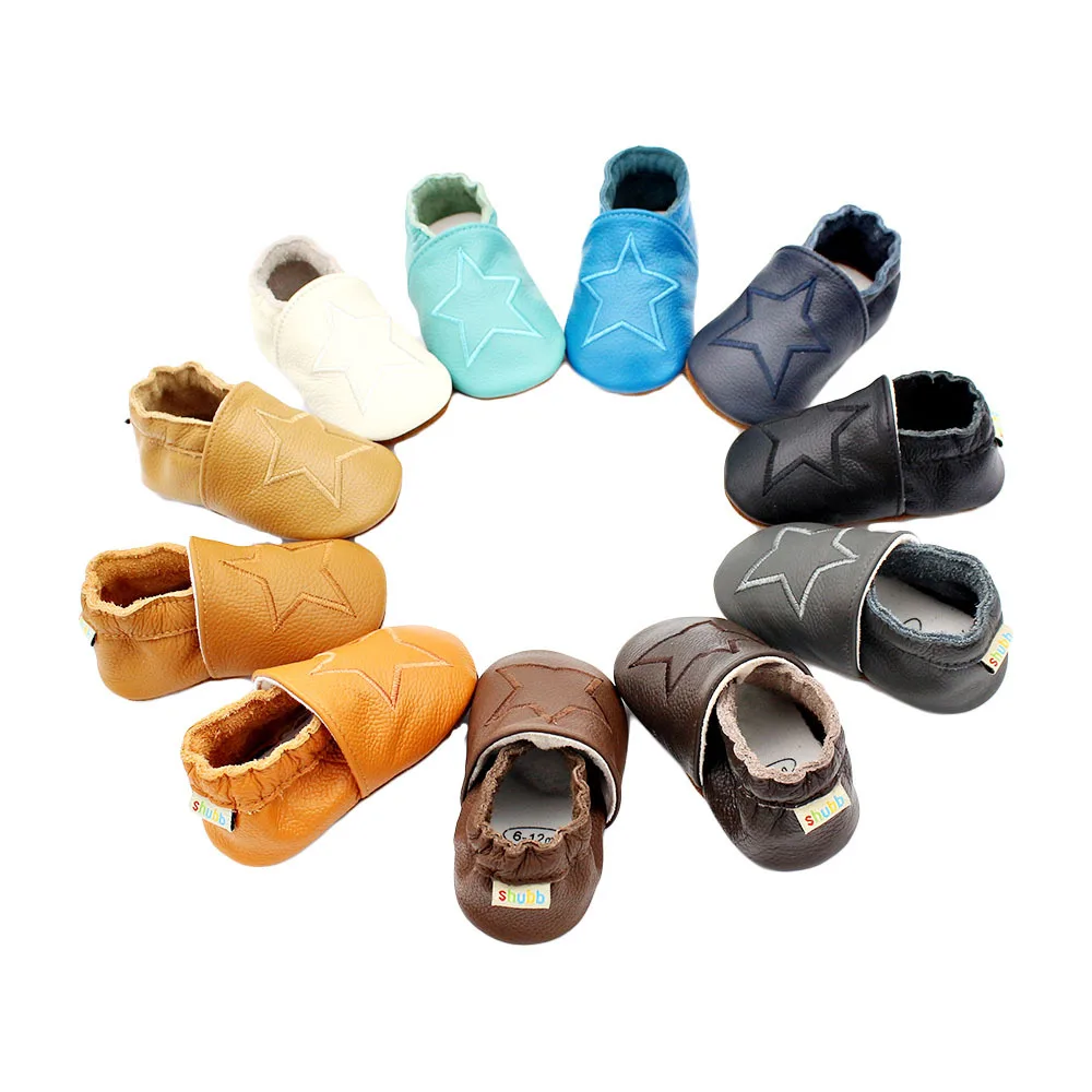 Baby Cowhide Leather Casual Crib Shoes For First Steps For Toddlers Girl Boys Newborn Infant Educational Walkers kids Sneakers baby shoes