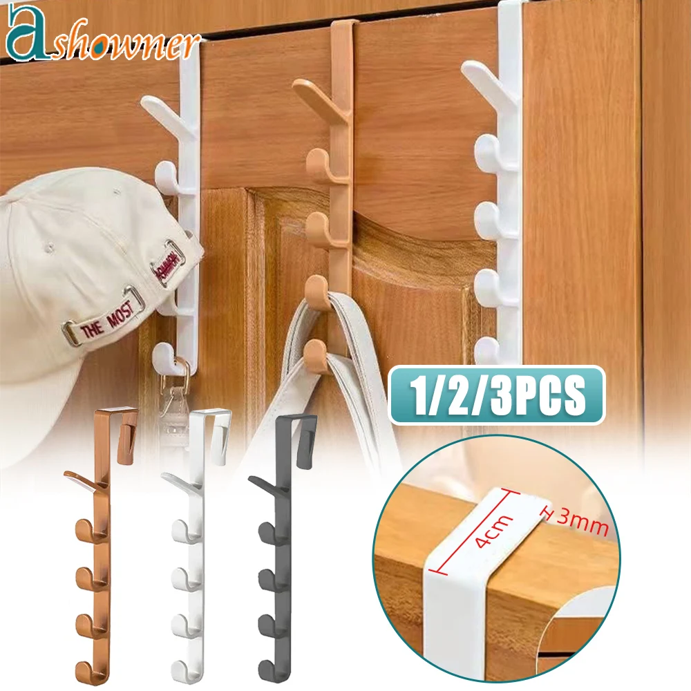 123PCSDoorHangerClothesHangingRackOverTheDoorPlasticHome