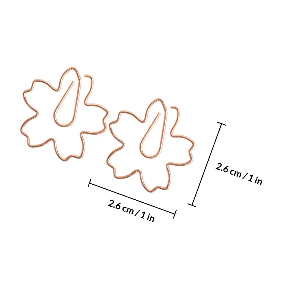 20Pcs 모양 북마크 클립 스테인레스 스틸 종이 클립 사무용품 재미 있은 사진 클램프 노트 홀더 메모 클램프