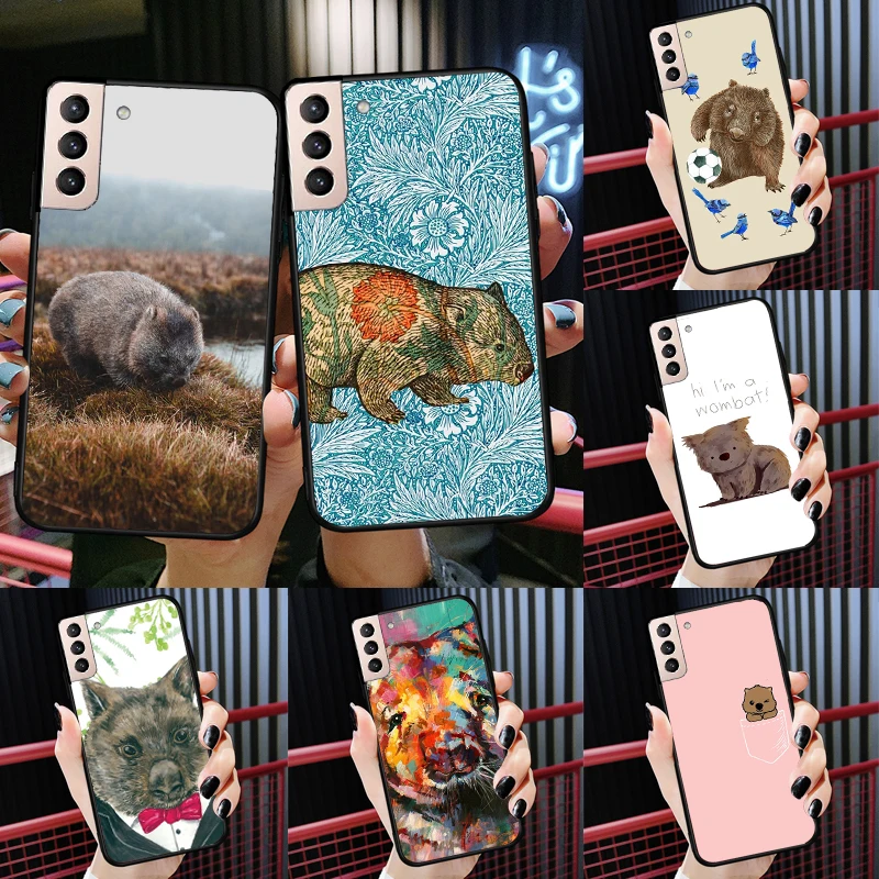 Cute Baby Wombat Cover For Samsung Galaxy J4 J6 Plus A6 A8 A7 A9 J8 2018 A3 A5 J1 J3 J7 J5 2016 2017 Case