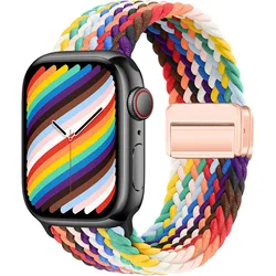 Nylon Braided Magnetic Buckle Strap - 42mm 44mm 45mm 49mm (Pride edition)