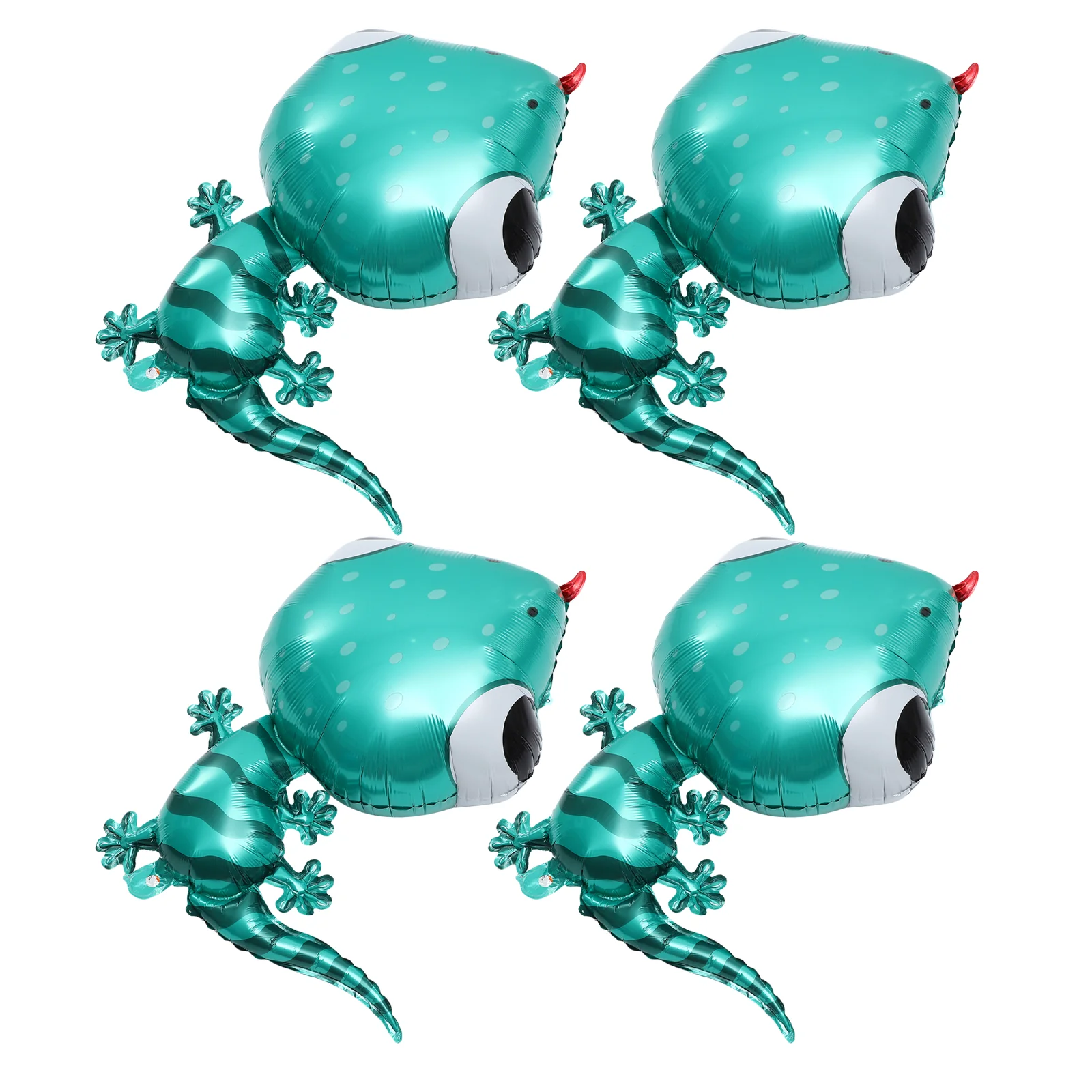

4 Pcs Balloon Party Decorations Inflatable Cartoon Balloons Adorable Animals Decorative Child Birthday Foil