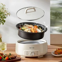 SUPOR 220V Multifunctional Split Electric Hotpot Household 4L Electric Cooker 1500W Small Electric Wok Frying Pan 1