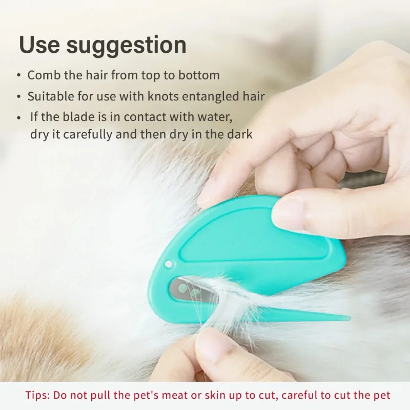 Kittenontklitter voor honden en katten roestvrij staal_voghion.com