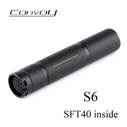 Flashlight Convoy S6 SFT40 Linterna Led 18650 Torch Camping Lamp Fishing Latarka Tactical Lantern Black Powerful Mini Lanterna
