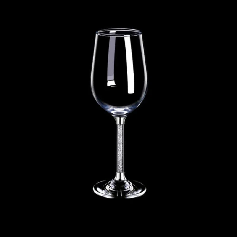 1pc Creative Wedding Wine Glass cup unique Champagne Flutes Crystalline Party Gift Toasting Glass Goblet Crystal Anniversary
