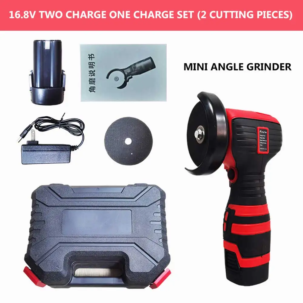 

16.8v Brushless Electric Angle Grinder Mini Polishing And Polishing Machine Lithium Battery Handheld Industrial Cutting Machine