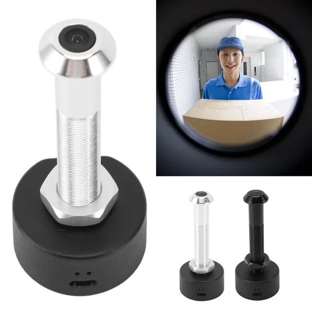 Digital Door Viewer Mobile Detection 170° Wide Angle Lens 1080P HD Smart Peephole Camera Sturdy Lens with APP for Home Security 3