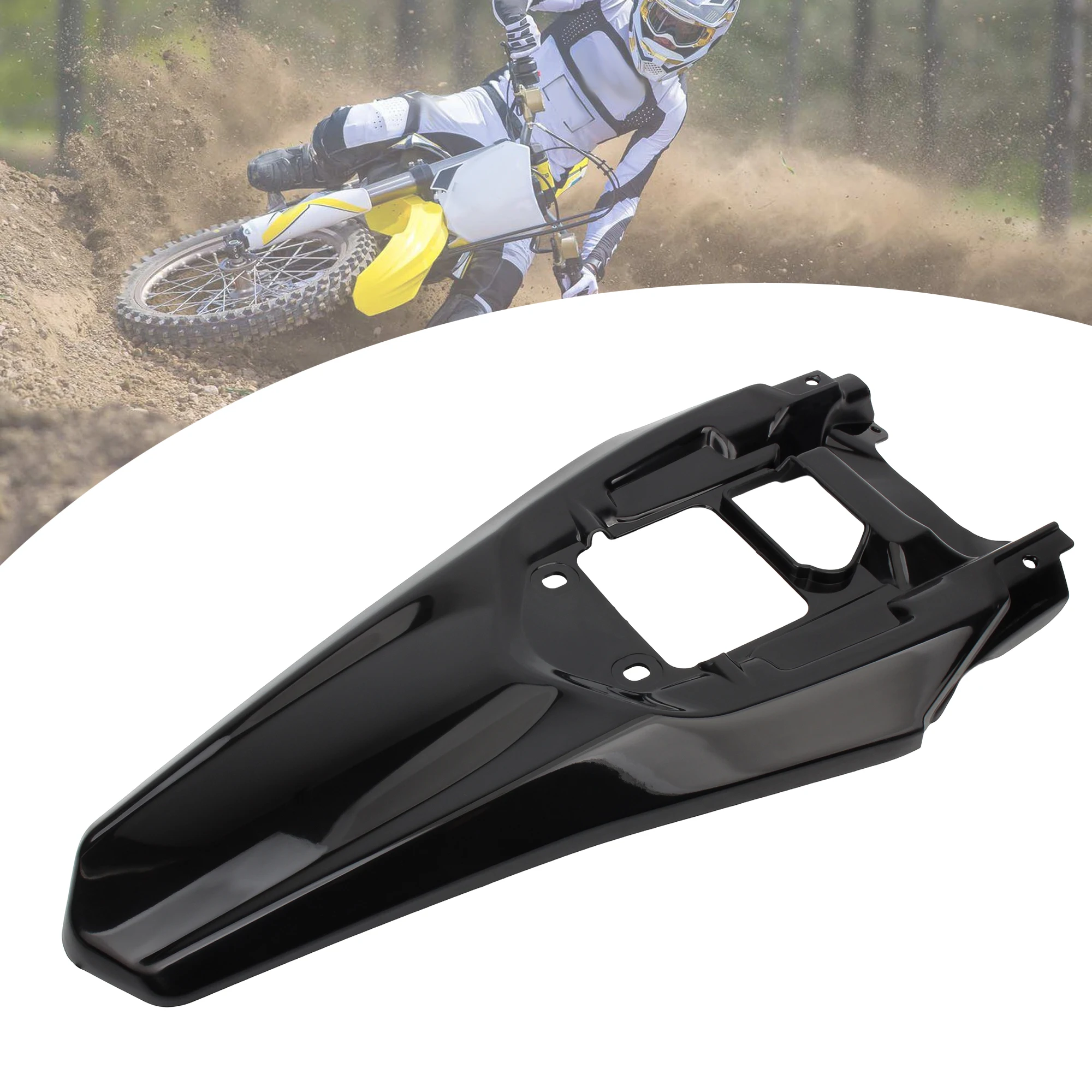 Enhanced Motorcycle Rear Fender for Off-Road Racing and Motocross
