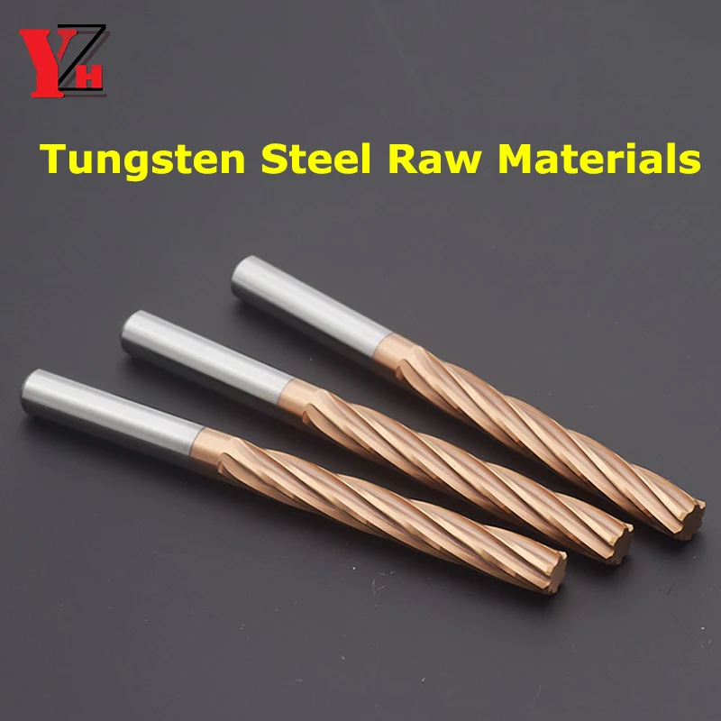 100mm 150mm Machine Reamer HRC60 Coated Spiral Groove Tolerance H7 Harened Steel Metal Cutter CNC Turning Hole