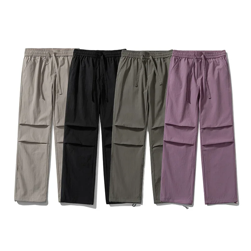 

Quick Drying Assault Pants Men Women Casual Wide Leg Workwear Pants Loose Straight Tube Paratrooper Trousers