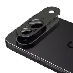 Ultra - Durable Metal Ring Camera Lens Protectors - Pixel 9 (Black)