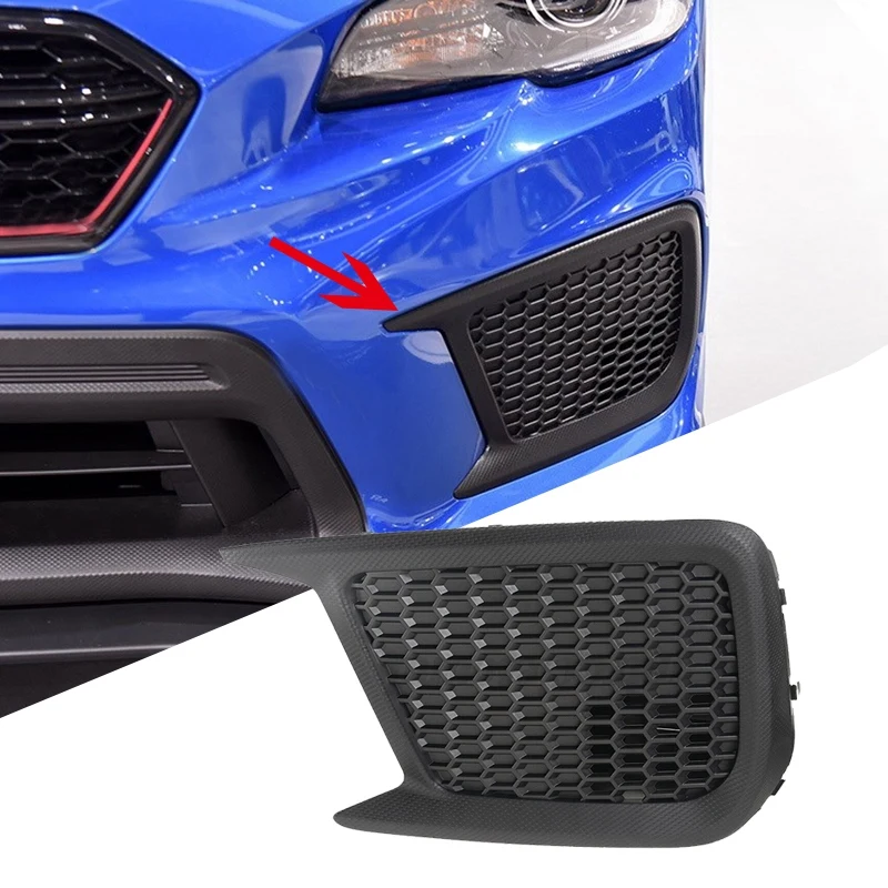 앞 범퍼 안개등 베젤 그릴 커버, 스바루 Wrx Sti 2018-20 용