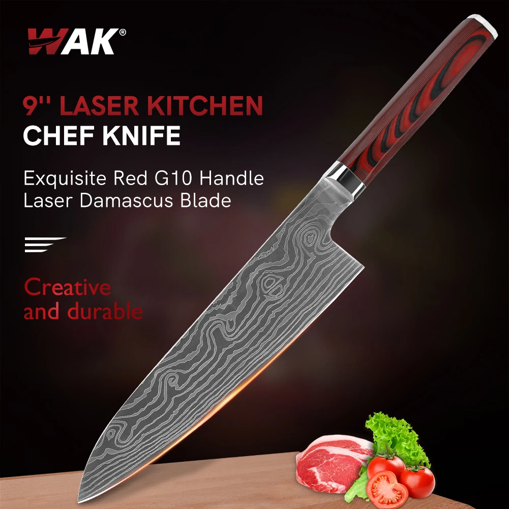 Fish Cutting Chef Knife Knife Chef Knives Chef Knife Red Handle