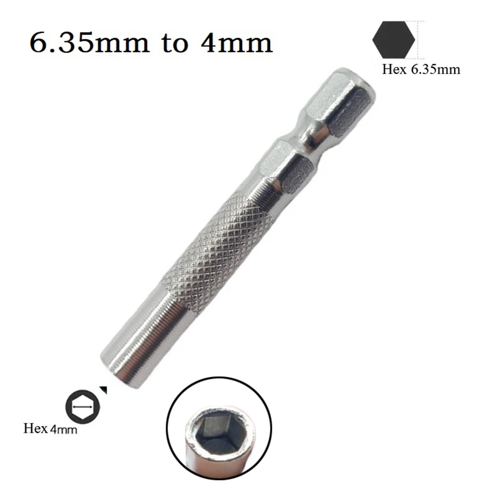 5 stücke 6,35mm 1/4 "Einsatz Bit Adapter Zu System 4mm 4 Schraubendreher Micro Bit Adapter Magnetische Halter für 1/4" Schraubendreher Hand Werkzeug – Detail 6
