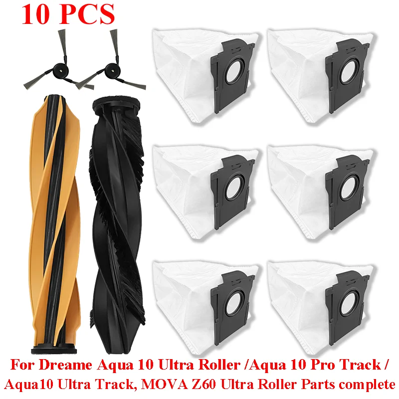 Kit Accessoires Aspirateur Dreame Aqua10 - 32 Pièces : Brosses, Sacs, Filtres HEPA, Pour Ultra Roller/Track