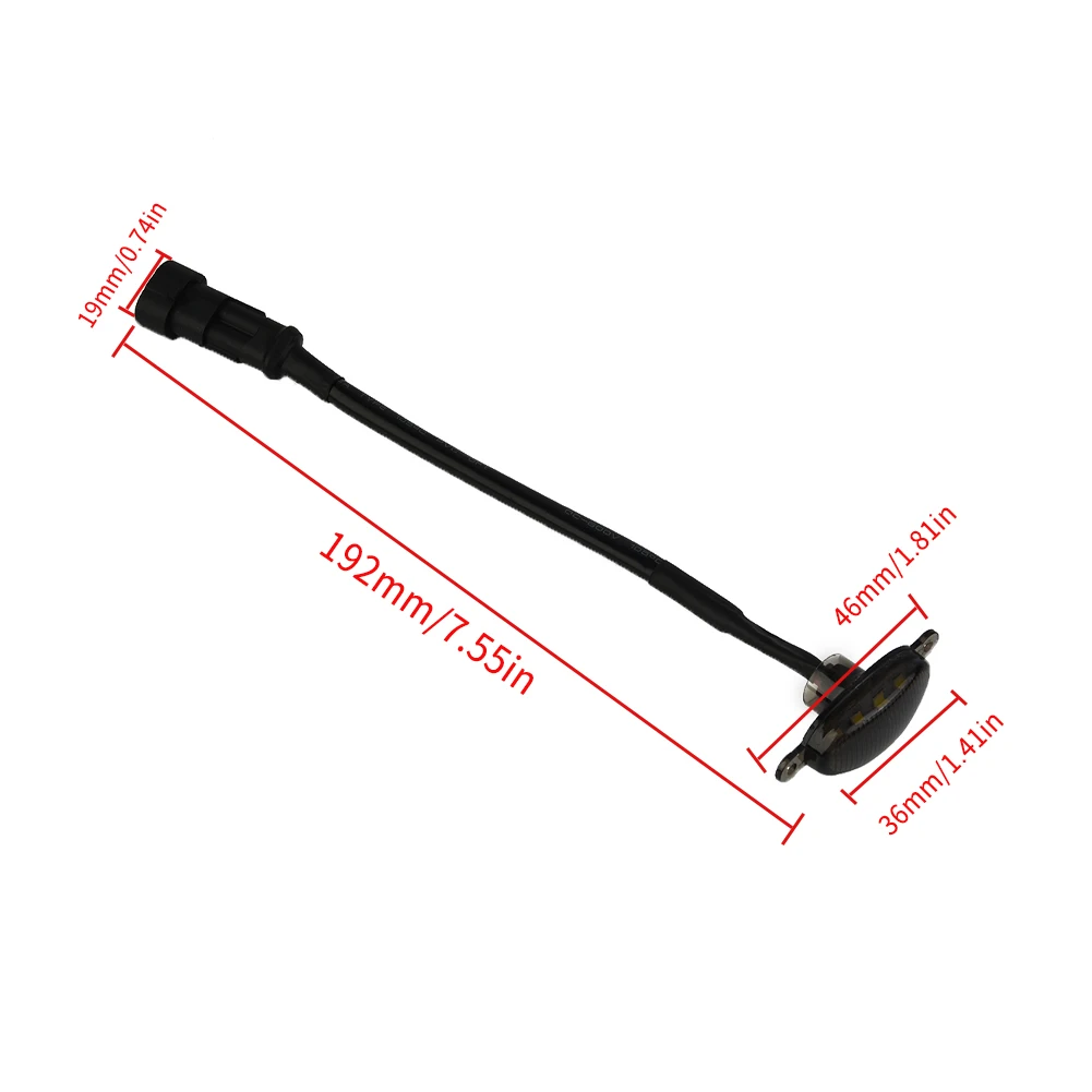 

Durable High Quality New Useful Grill Grille Lights LED Lamp Replacement White 3X ABS Plastic Accessory Bulb DRL