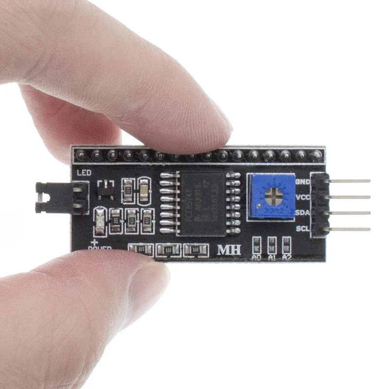 lcd display module LCD1602 I2C 16x2 character 5V PCF8574 PCF8574T IIC adapter for Arduino