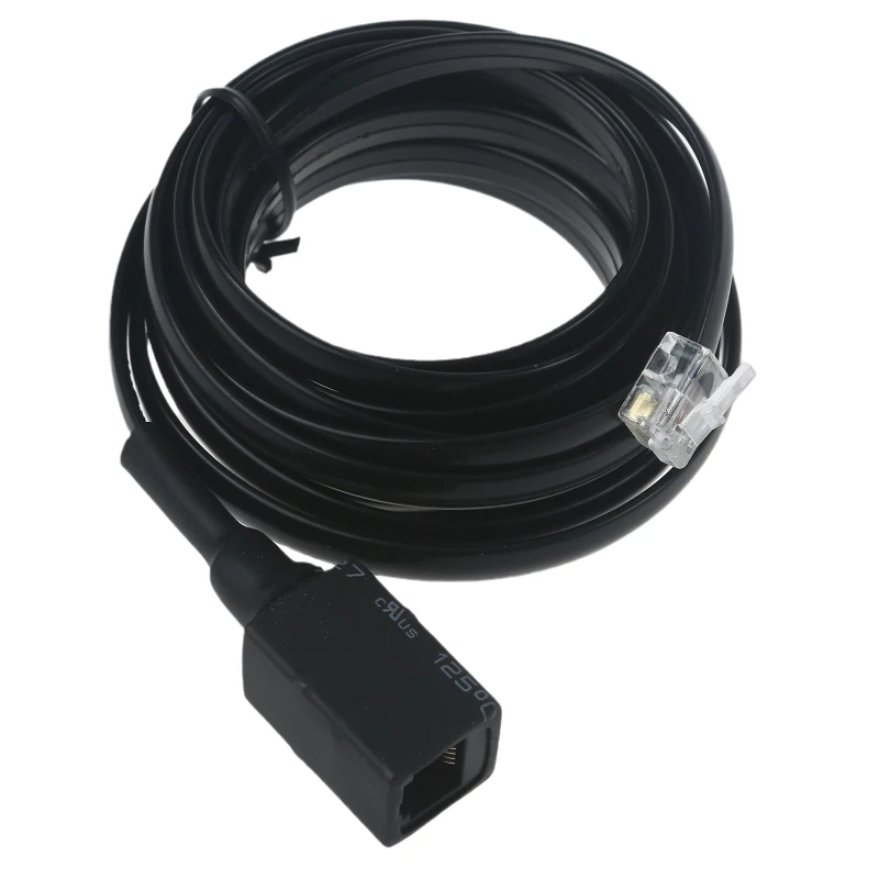 

Mic Extension Cable 6 Pin 3 meters Black Cord for FTM-100DR 3200DR FT-7800 FT-8800 FT-1907 FTM-400DR FTM-400XDR 400DE