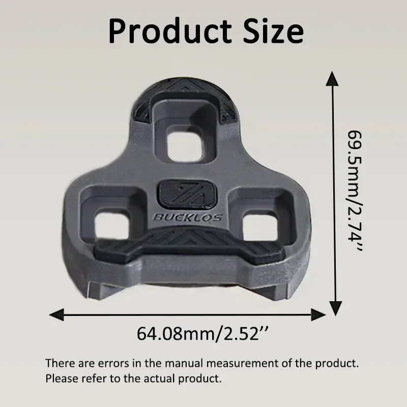 BUCKLOS for KEO Bike Cleats for LOOK KEO Road Bicycle Pedals Cleat Self-locking 0/4.5/9 Degree Cycling Shoes Cleats Pedal Clip bike cleats