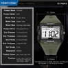 Digital Wristwatch Men's Sports Electronic Watch Waterproof Luminous Large Screen Watch Fashion Casual Students Wristwatch 4