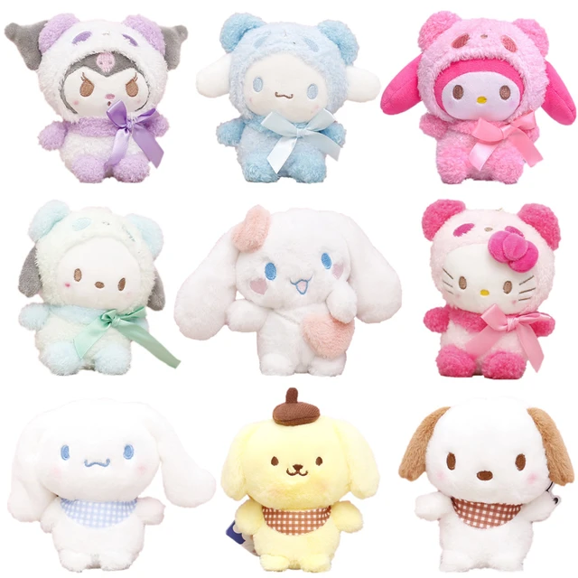 Sanrio – jouet en peluche kawaii Kuromi My Melody Hello Kitty, poupée à  cannelle pour enfants, Collection de dessin animé