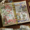 42pcs/lot Memo Pads Material Paper Pengyou Butterfly Dream Stamps Journal Scrapbooking paper Card Background Decoration Paper 4