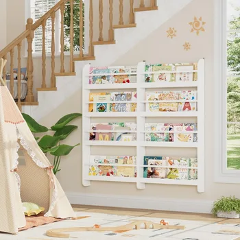 Wall Mounted Kids Bookshelf 1