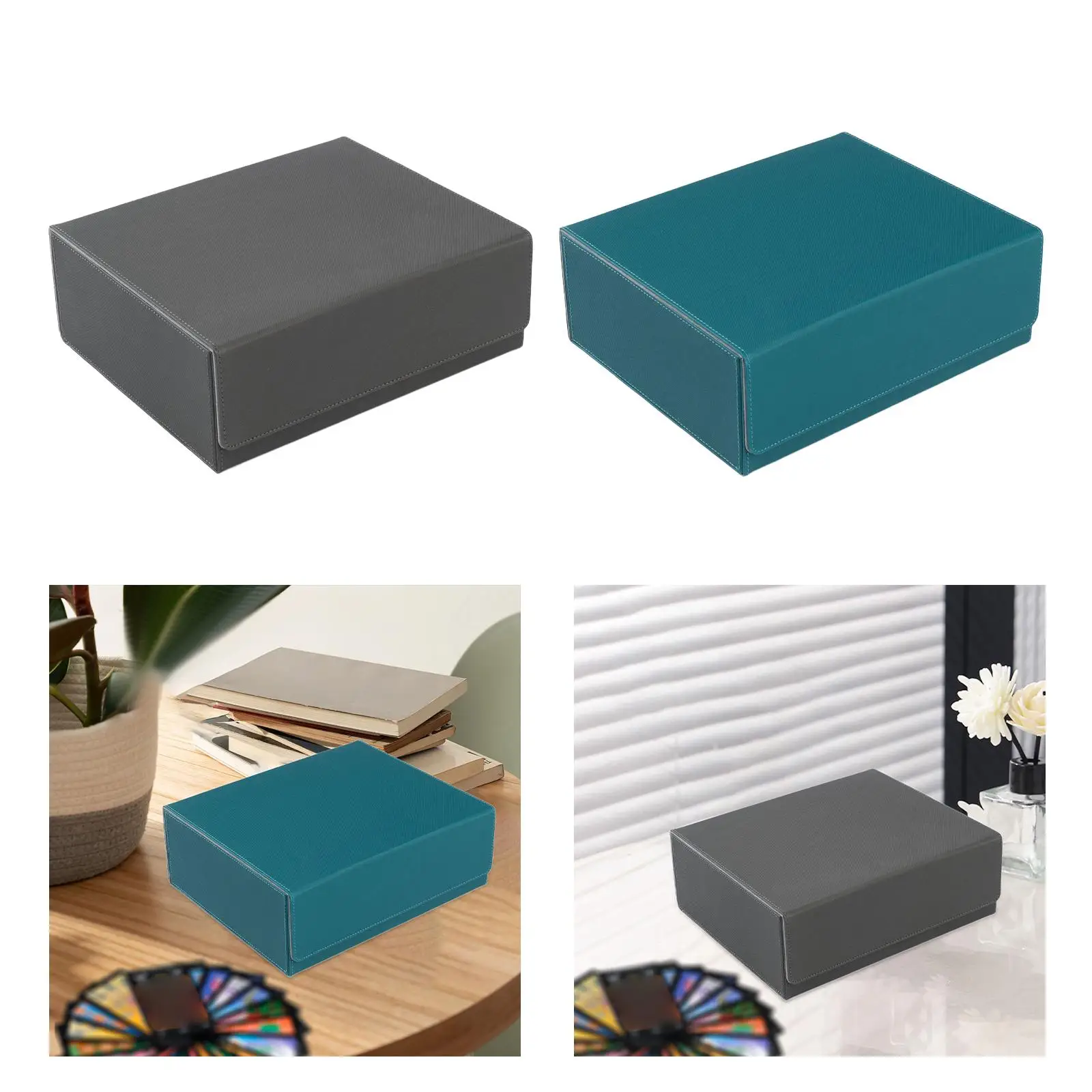 Card Deck Box Magnetic Closure Card Collectors Gift Trading Card Storage Box