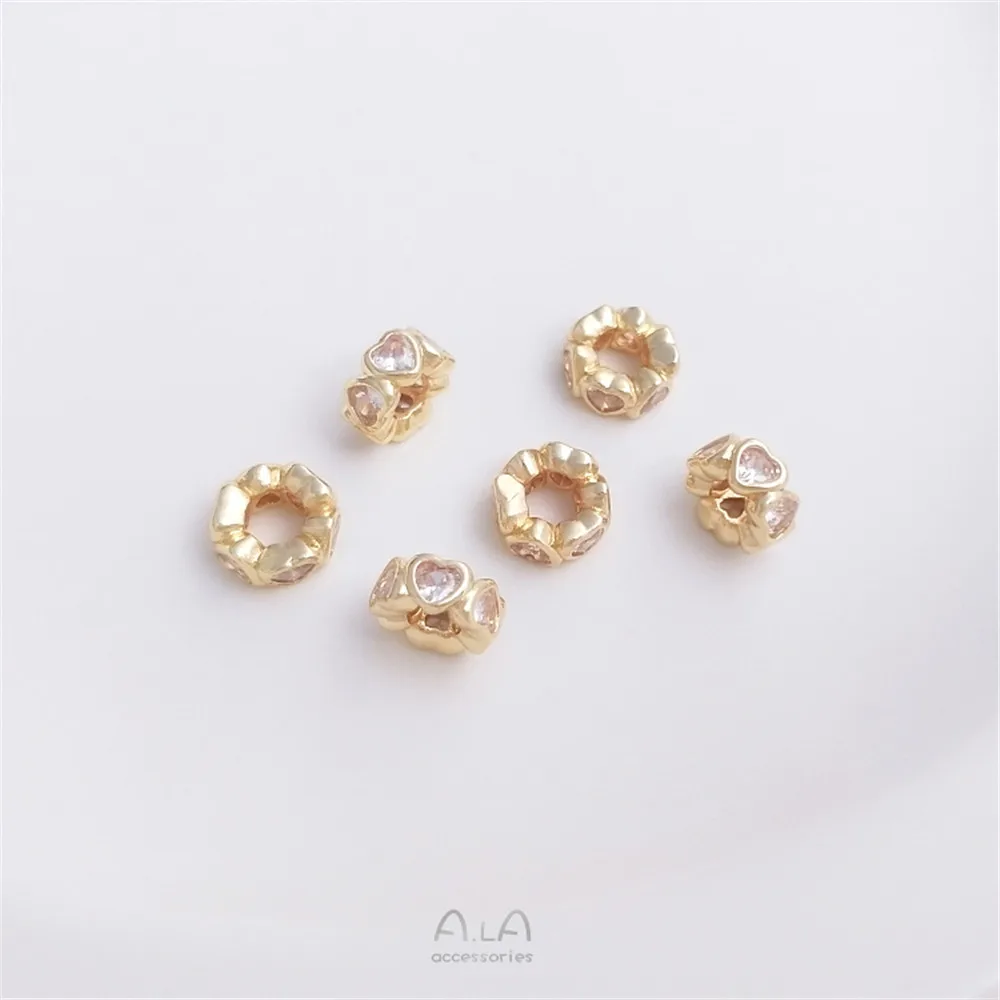 Рисунок 3 - Кольцо-бусина с цирконом в форме сердца