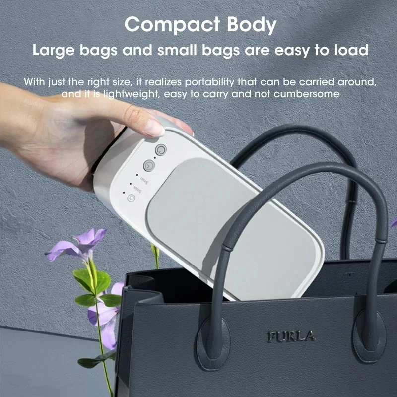 Ultrasonic Cleaner Mini High-frequency Adjustable Glasses Jewelry Pacifier
