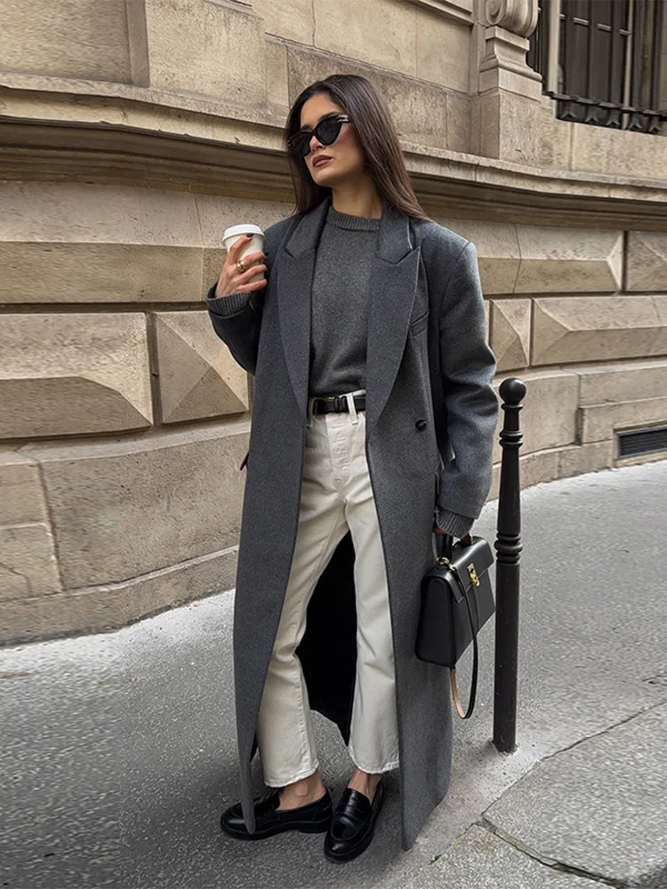 Wool Maxi Coats Pink Maxi Dress Jackets To Wear With Cocktail Dresses  Outwear Jacket Overcoat Trench