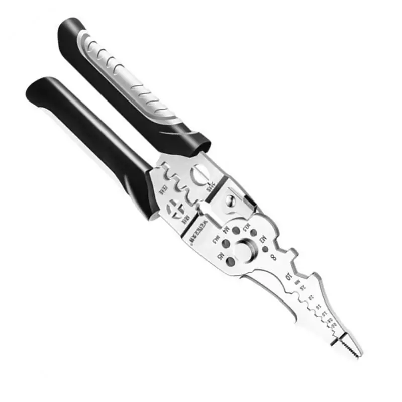 

Устройство для зачистки проводов, профессиональный инструмент для зачистки проводов, устройство для стрижки, электрический резак для проводов из нержавеющей стали с нескользящей ручкой