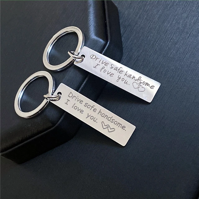 Cute Boyfriend Gifts Keychain Pendant Long Distance Relationships  Friendship Gifts Key Chains Distance Means So Little - AliExpress