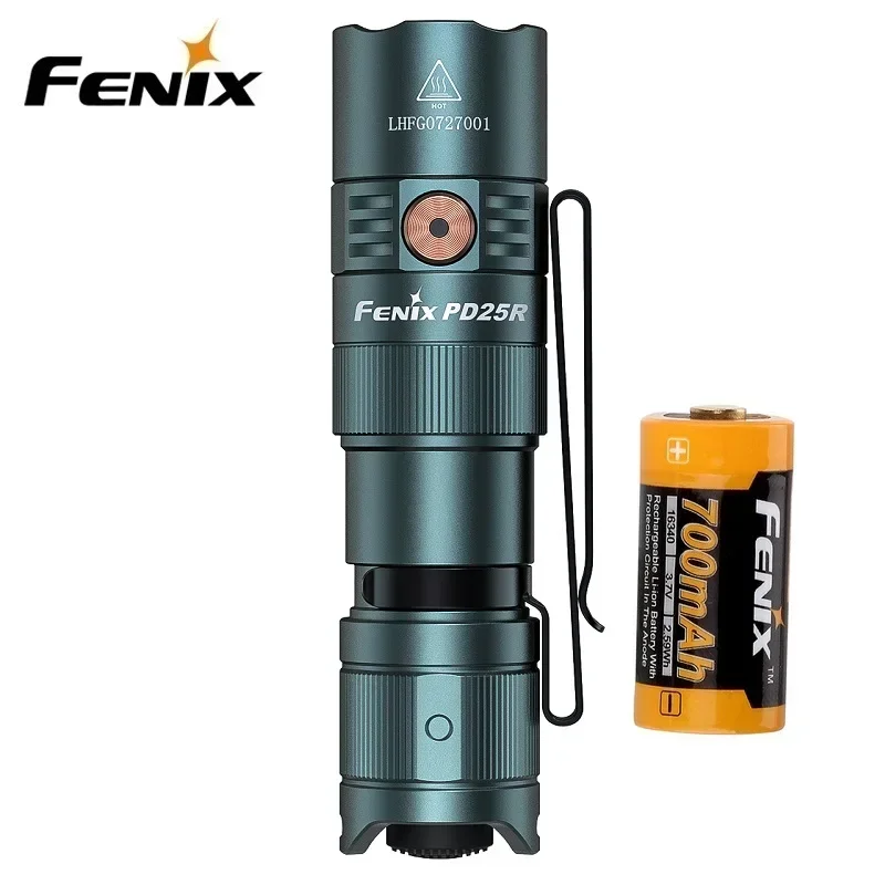 

USB Type-C зарядка FENIX PD25R SST20 светодиодный 800 люмен, Портативный перезаряжаемый фонарик с литий-ионным аккумулятором 16340